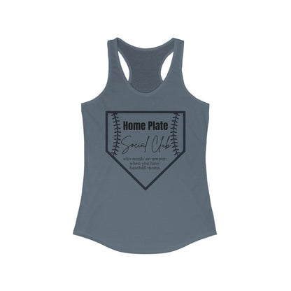 Home Plate Social Club Racerback Tank