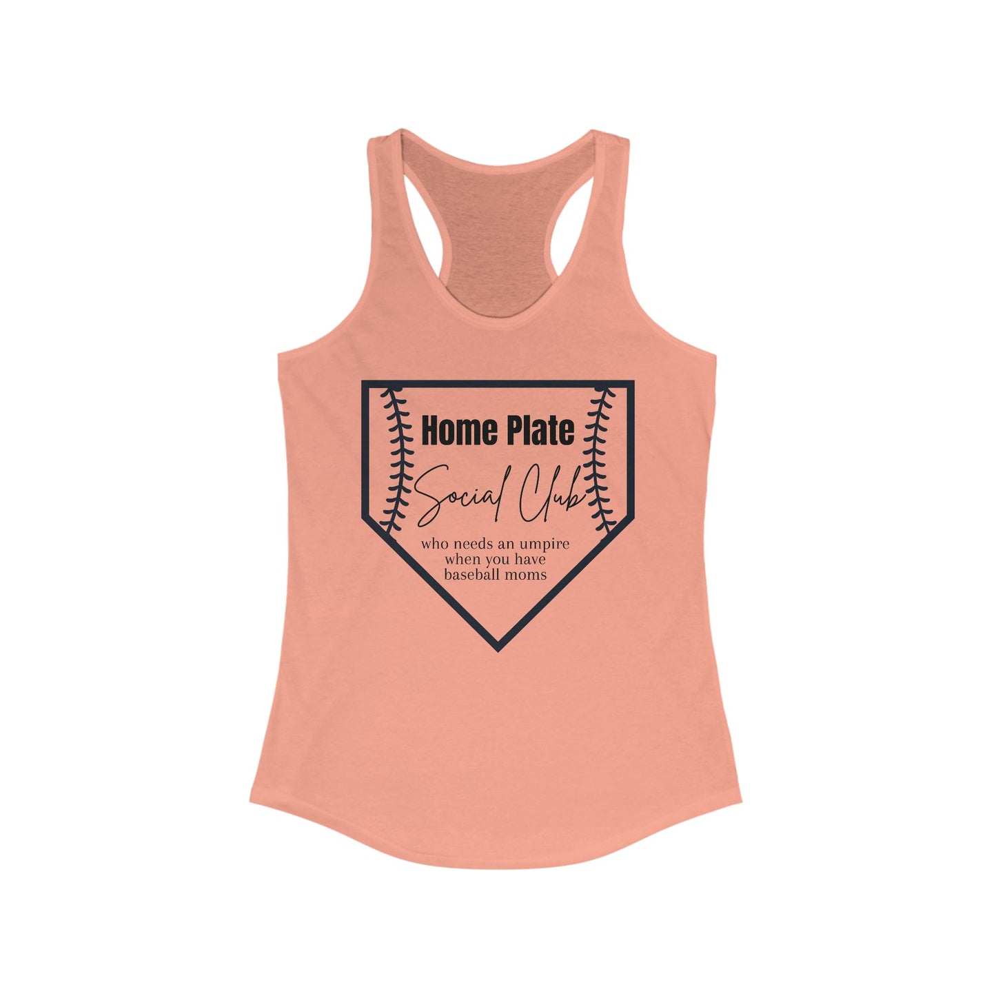 Home Plate Social Club Racerback Tank