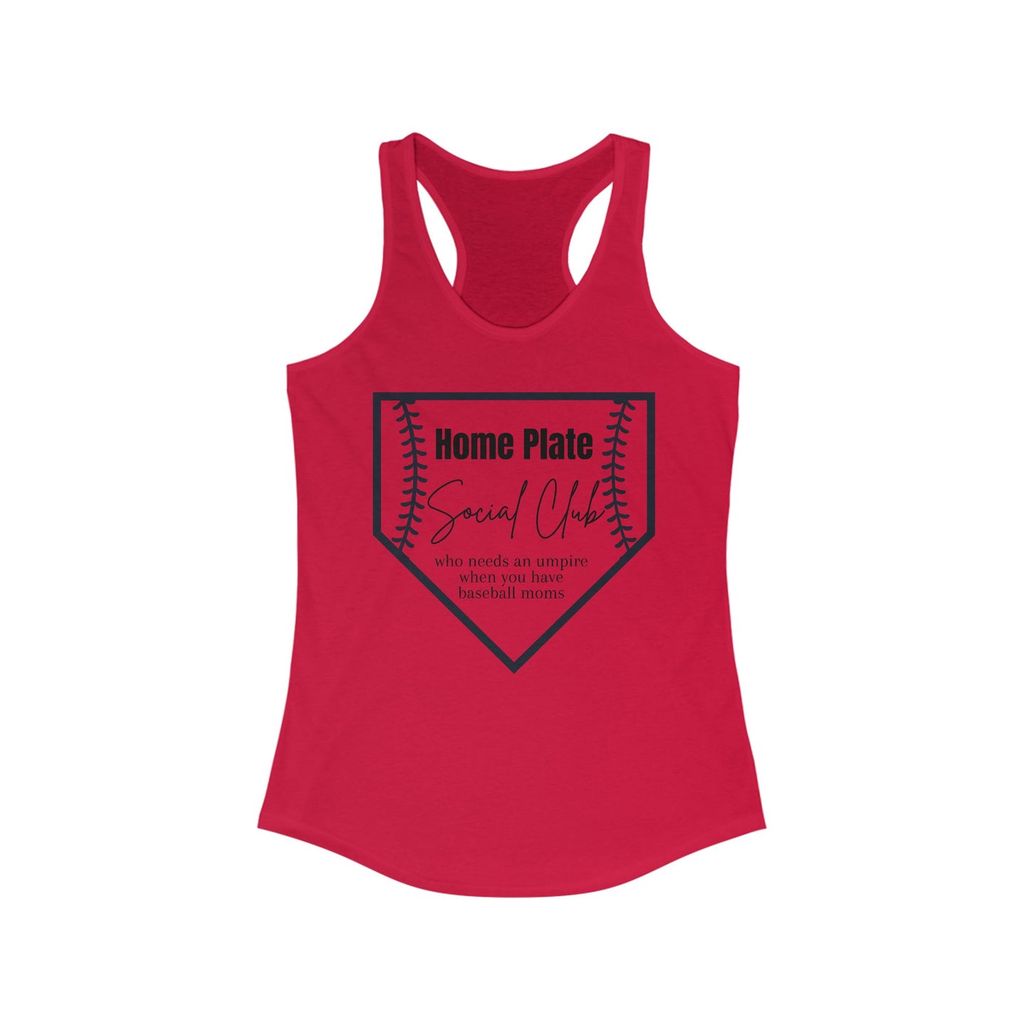 Home Plate Social Club Racerback Tank