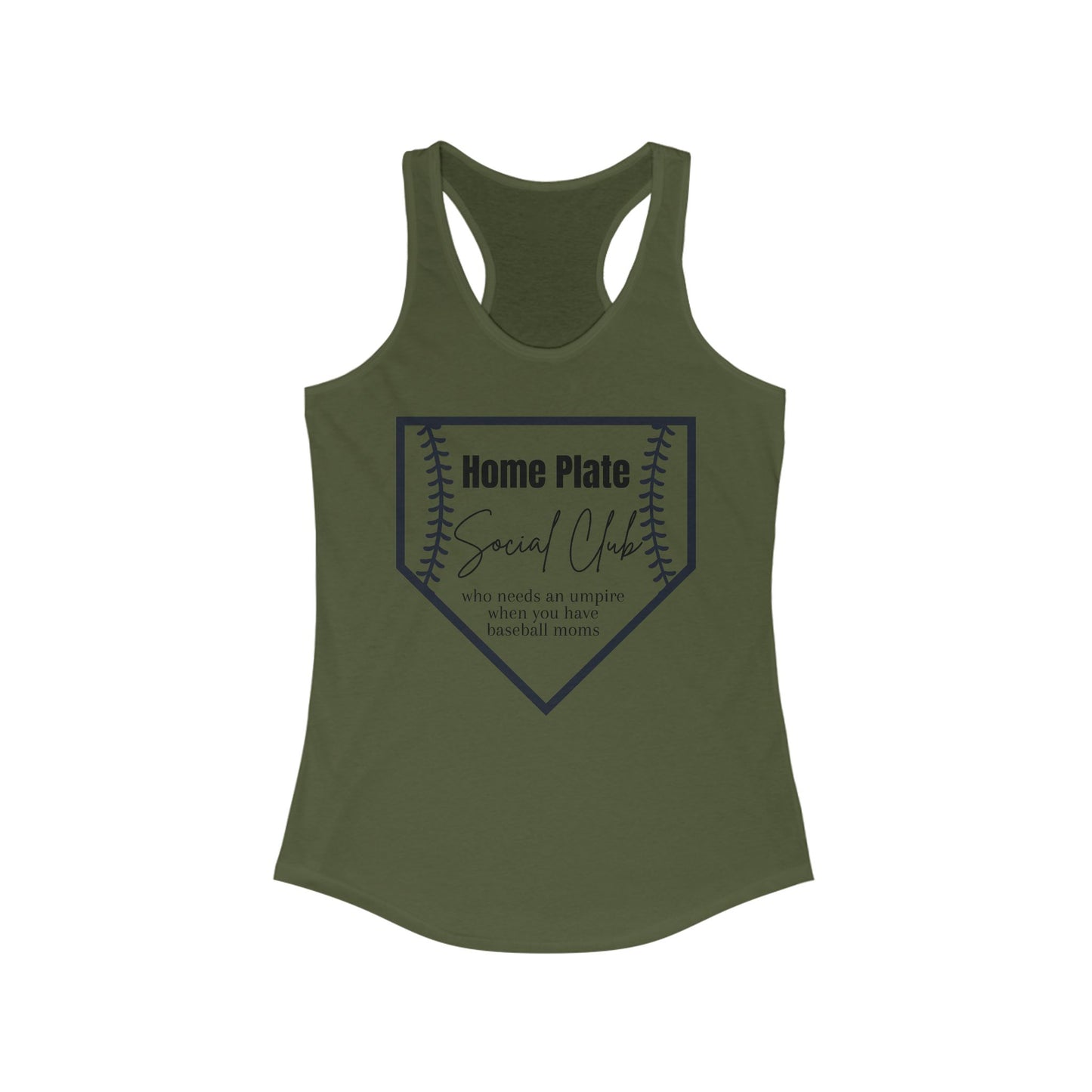 Home Plate Social Club Racerback Tank