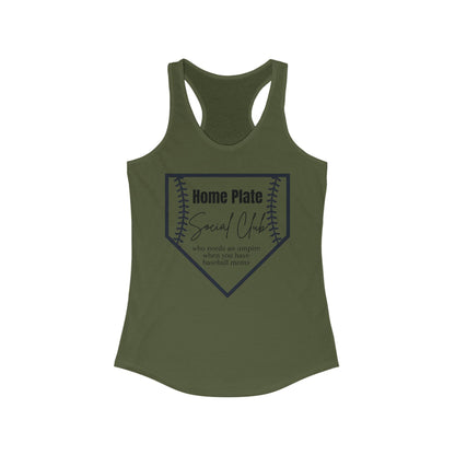 Home Plate Social Club Racerback Tank
