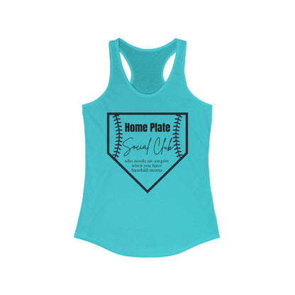Home Plate Social Club Racerback Tank
