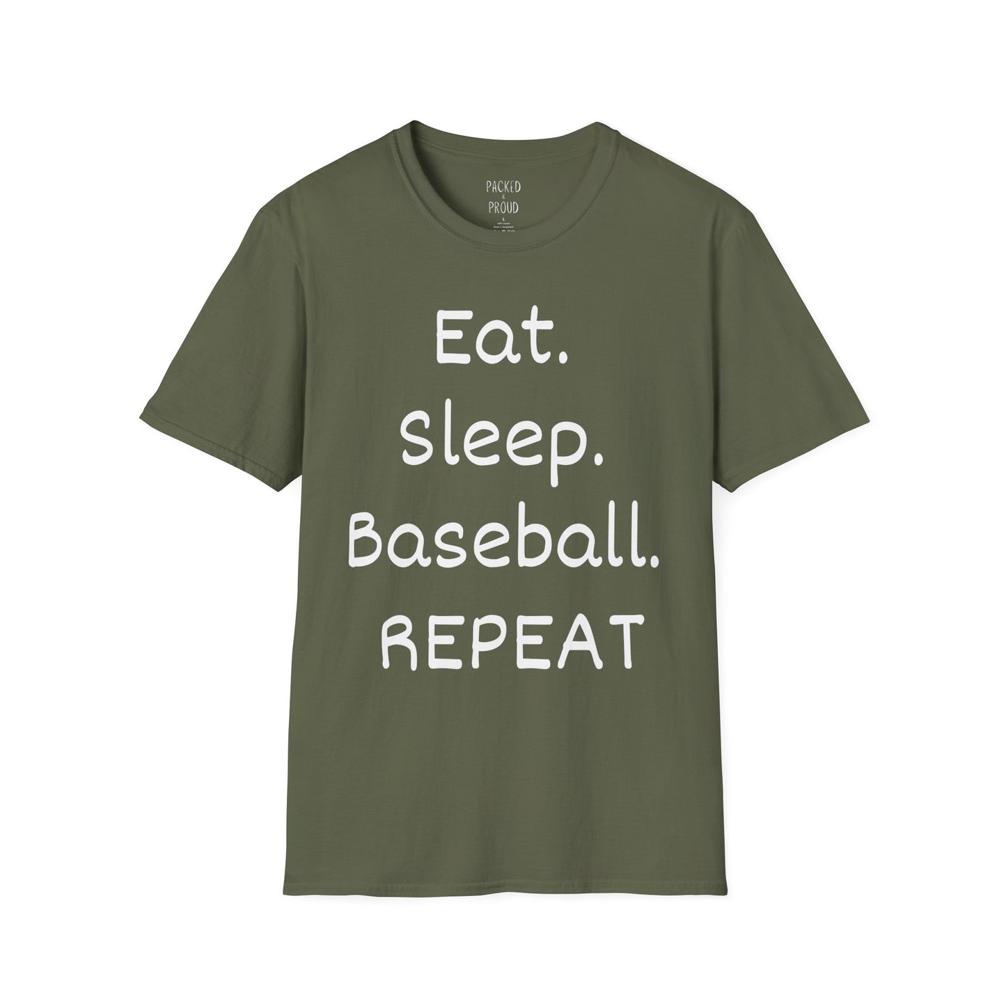 Eat. Sleep. Baseball. Repeat T-Shirt