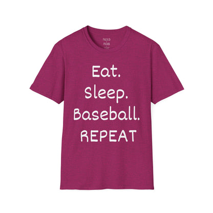Eat. Sleep. Baseball. Repeat T-Shirt