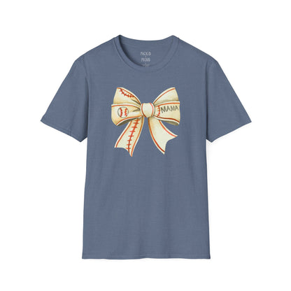 Baseball Bow Mama T-Shirt