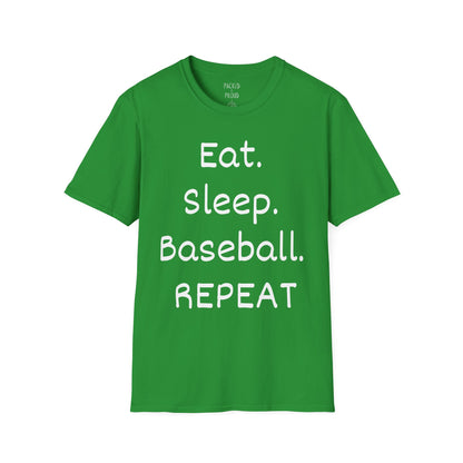 Eat. Sleep. Baseball. Repeat T-Shirt