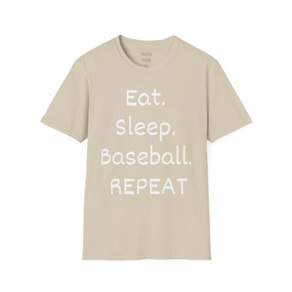Eat. Sleep. Baseball. Repeat T-Shirt