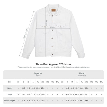 Personalized Black Denim Jacket