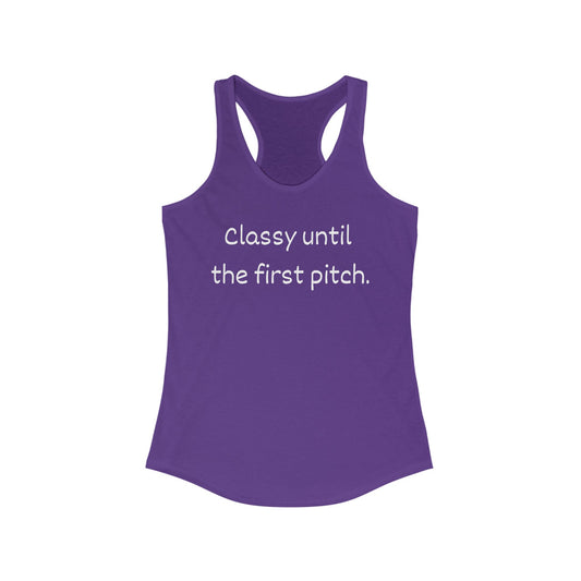 Baseball Mom Energy Racerback Tank