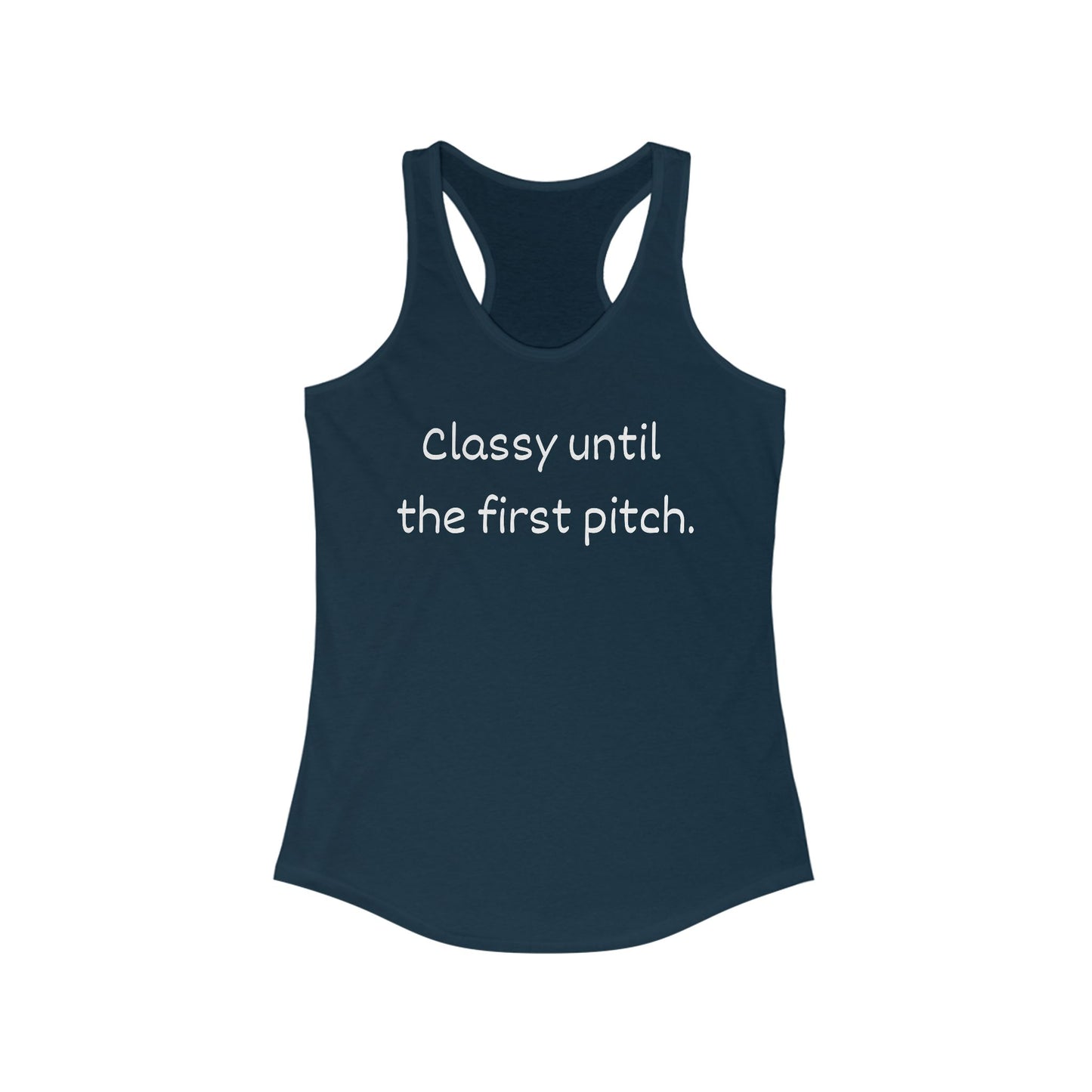 Baseball Mom Energy Racerback Tank
