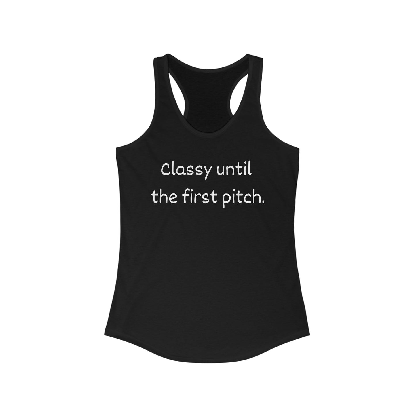 Baseball Mom Energy Racerback Tank