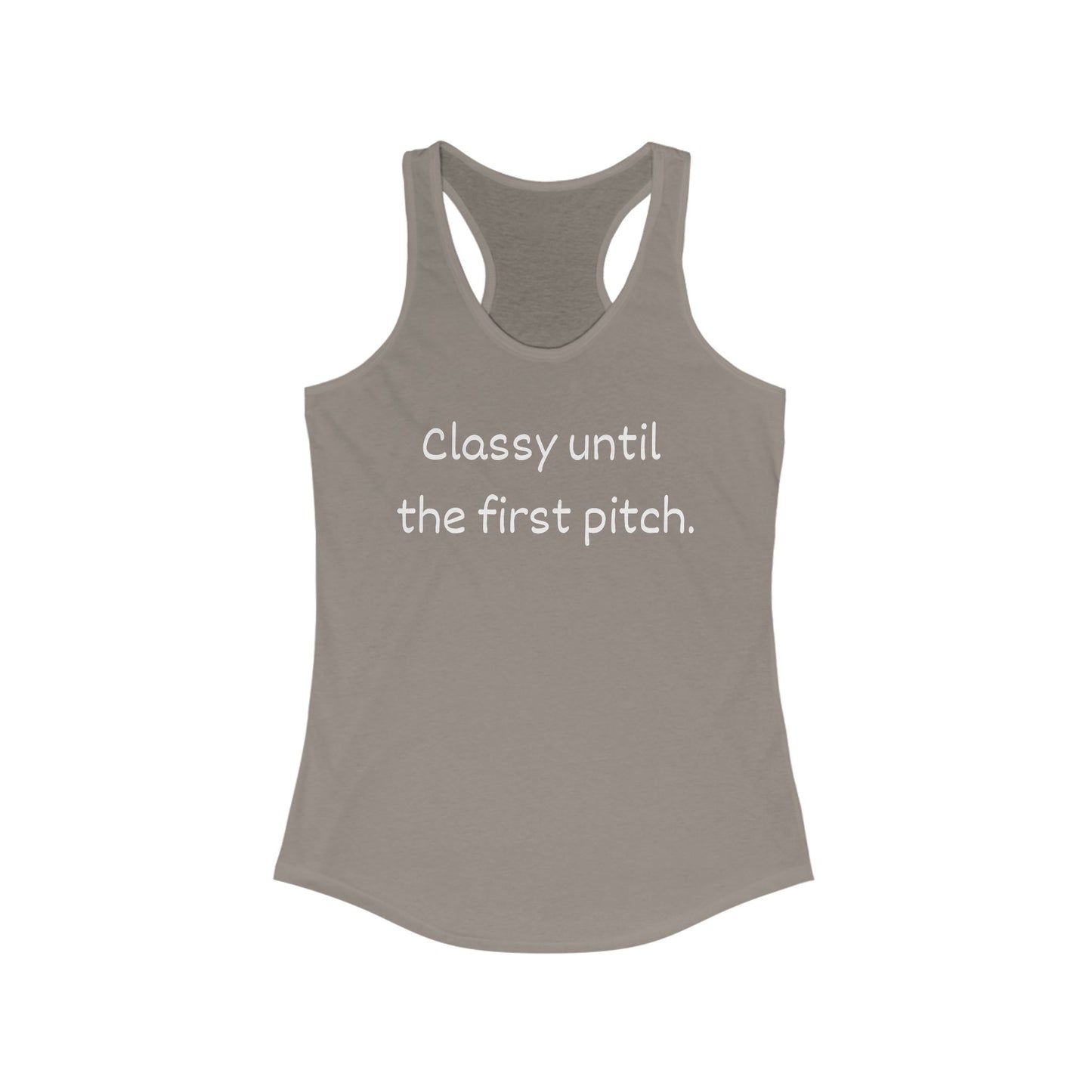 Baseball Mom Energy Racerback Tank