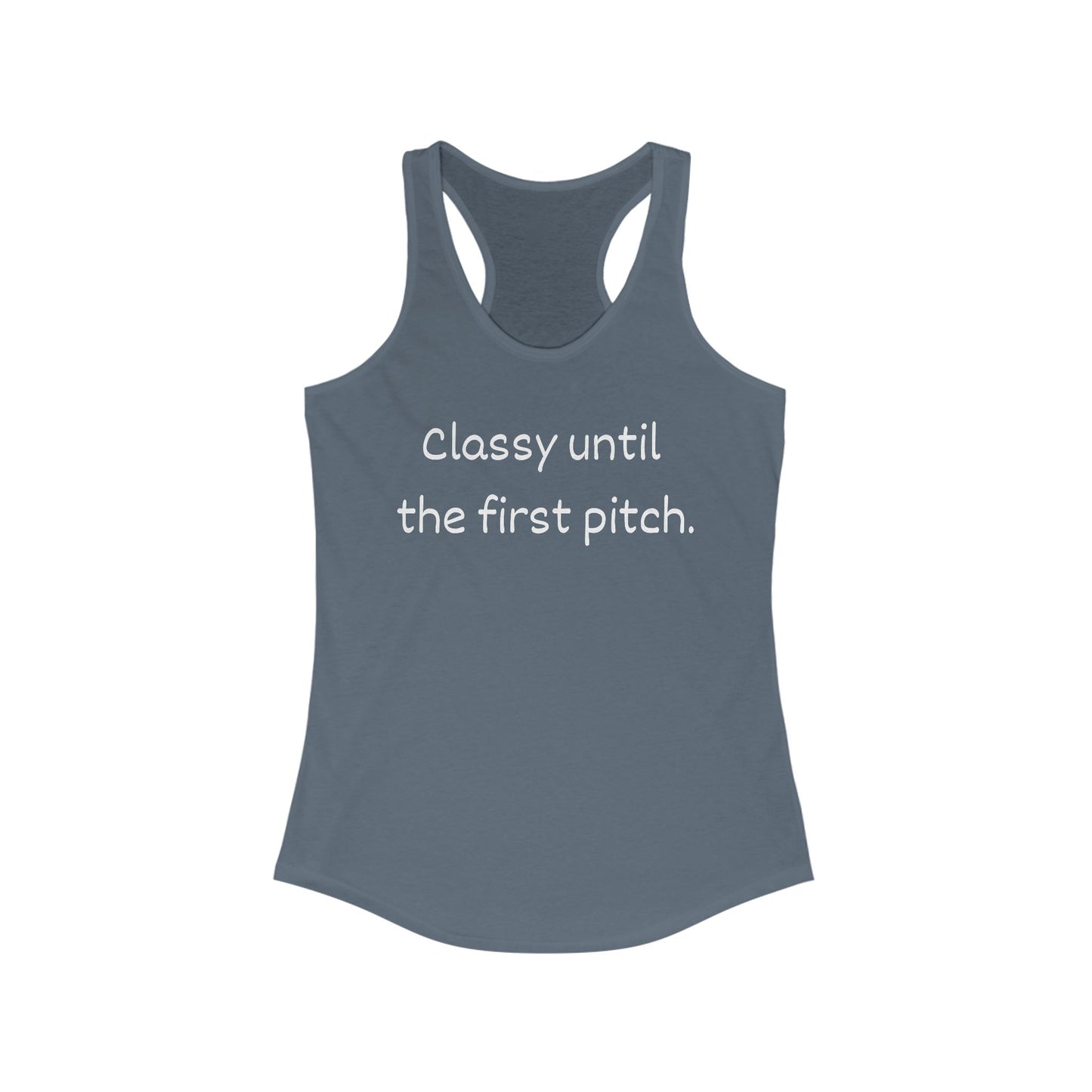 Baseball Mom Energy Racerback Tank