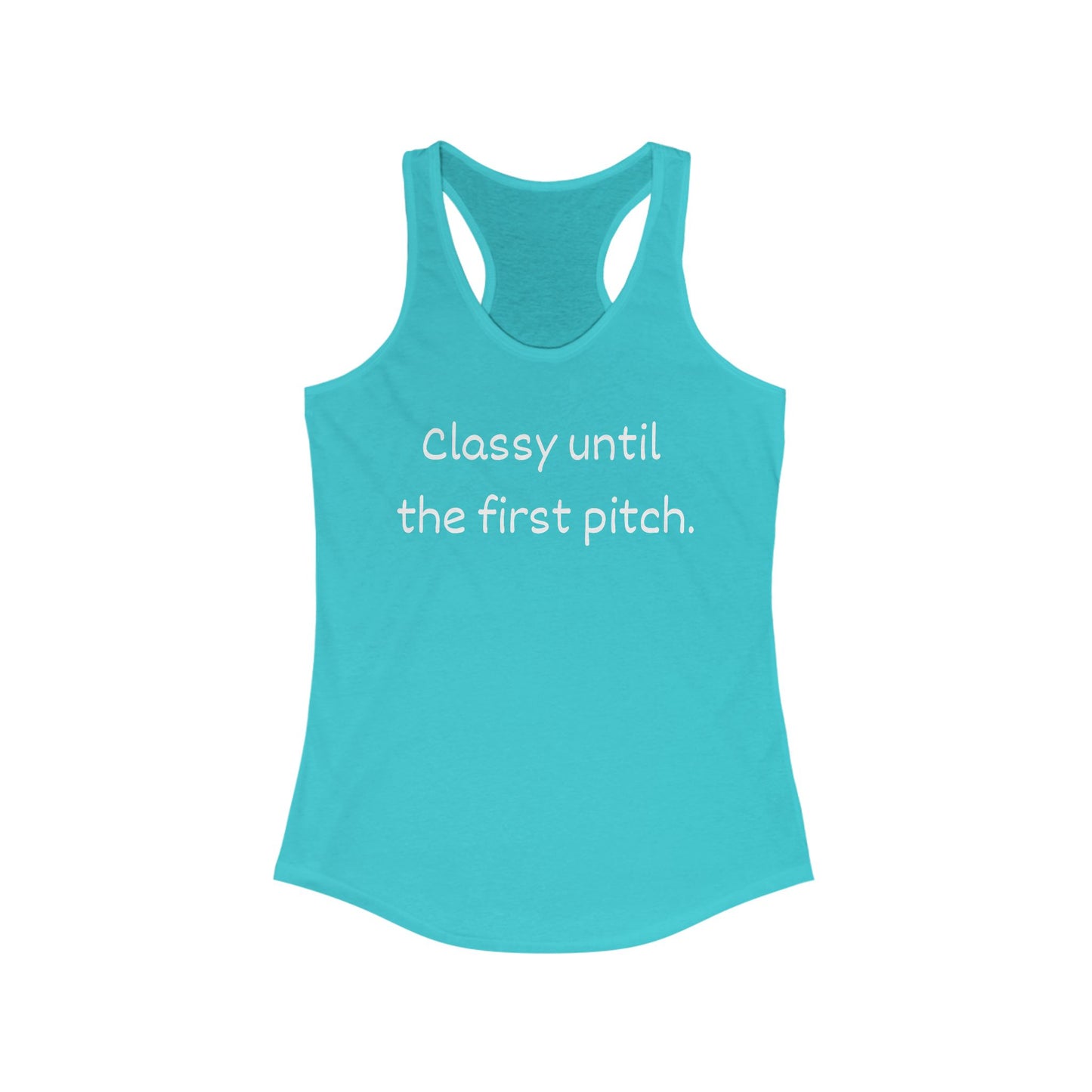 Baseball Mom Energy Racerback Tank