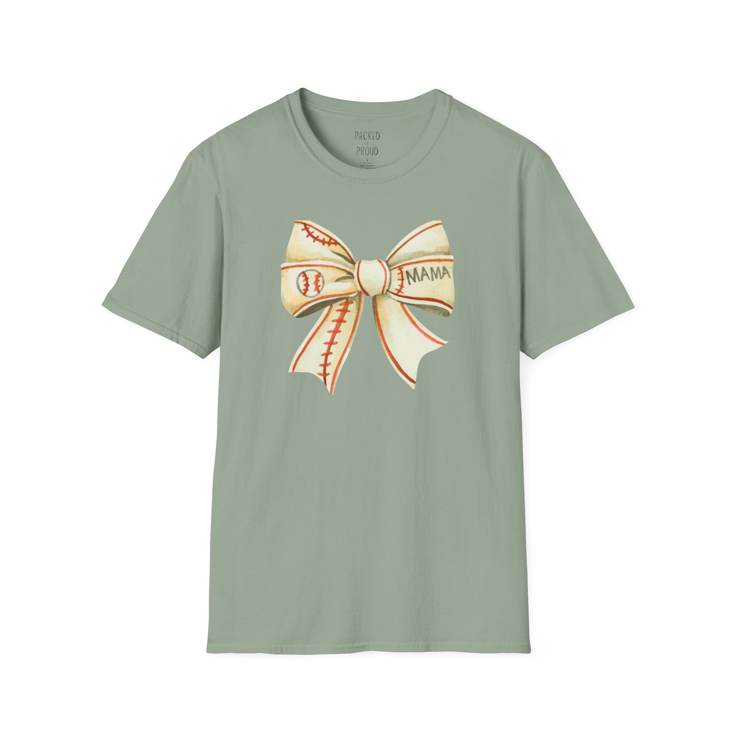 Baseball Bow Mama T-Shirt