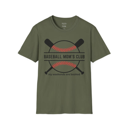 Baseball Mom's Club T-Shirt