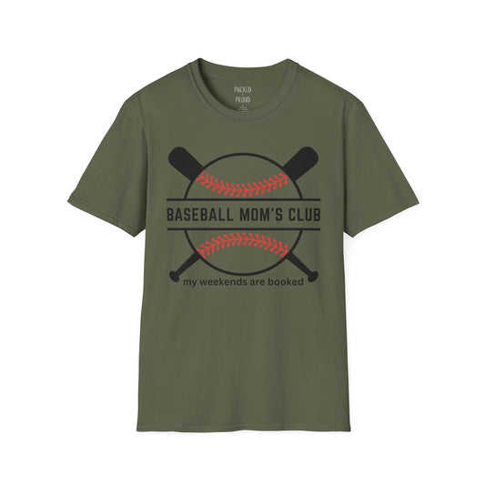 Baseball Mom's Club T-Shirt