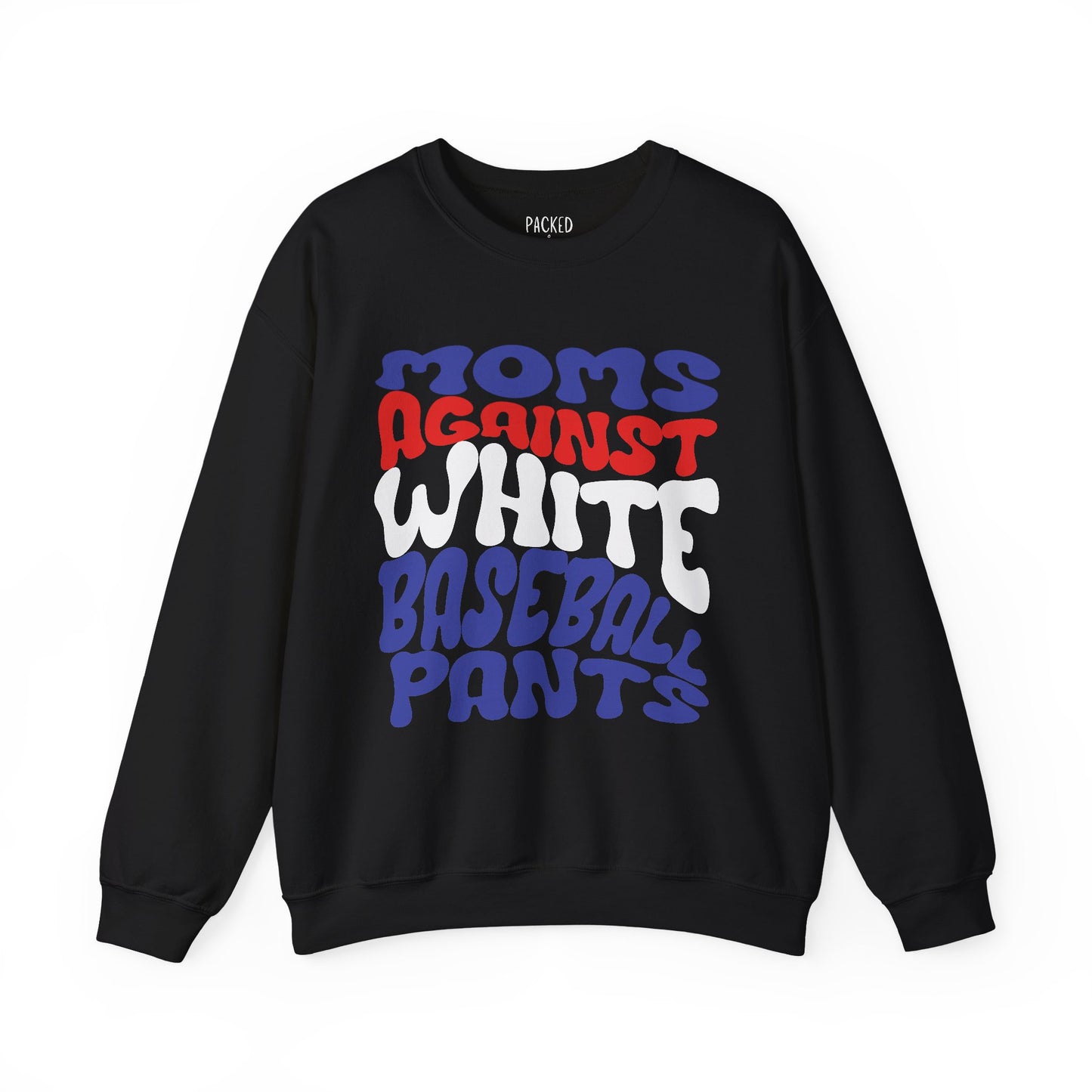 Baseball Mom’s Battle Cry Crewneck Sweatshirt