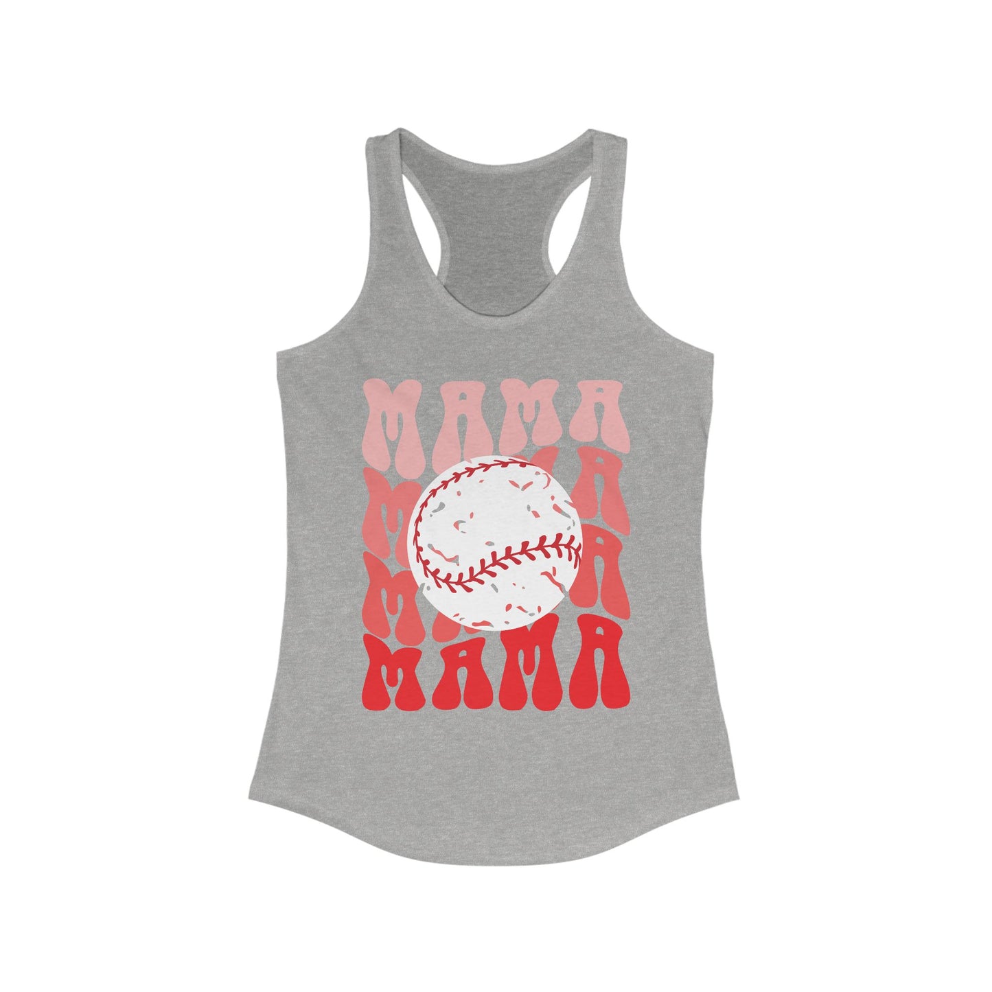 Red, Retro & Ready Mama Racerback Tank
