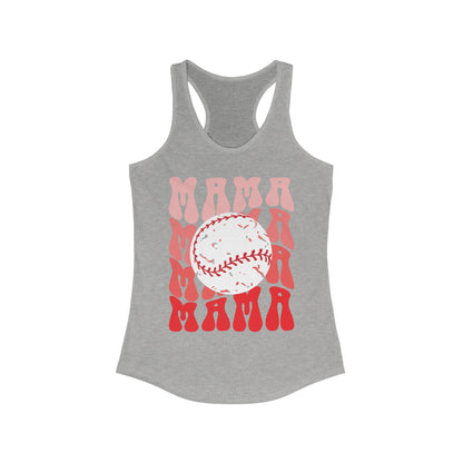 Red, Retro & Ready Mama Racerback Tank
