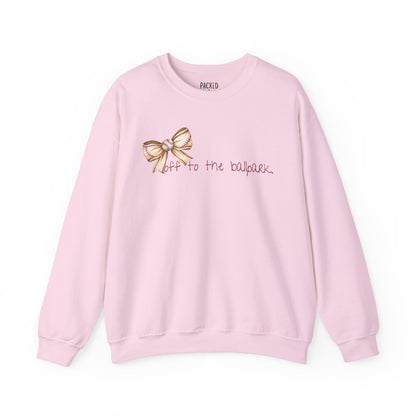 Off to the Ballpark Crewneck Sweatshirt