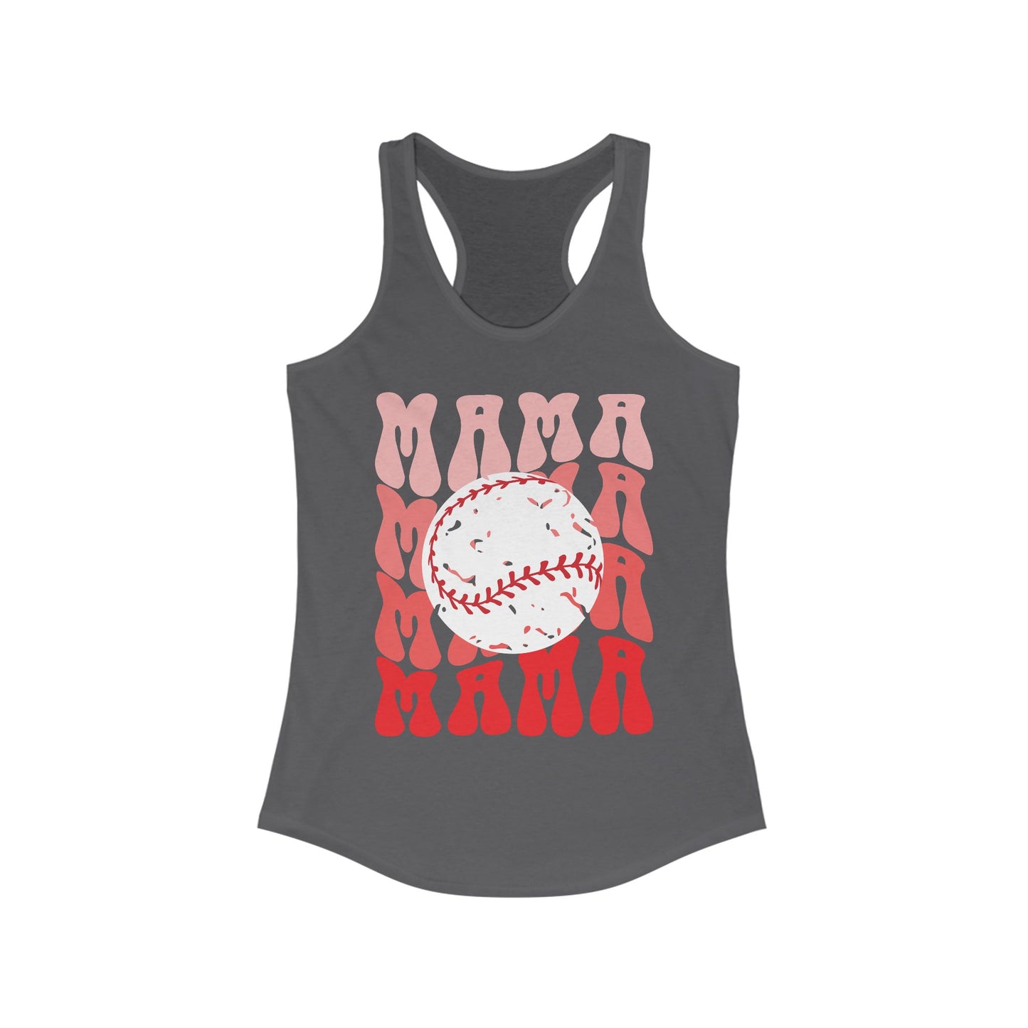 Red, Retro & Ready Mama Racerback Tank