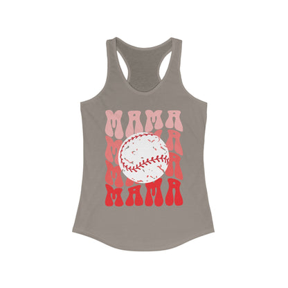 Red, Retro & Ready Mama Racerback Tank