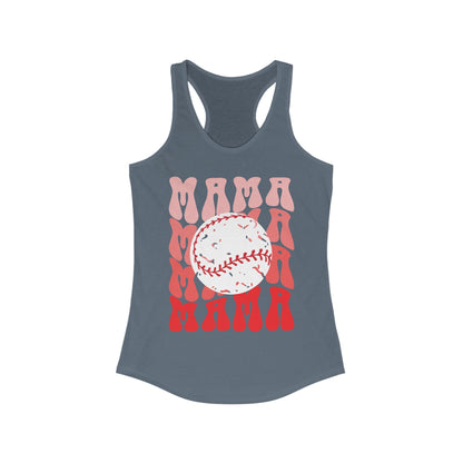 Red, Retro & Ready Mama Racerback Tank