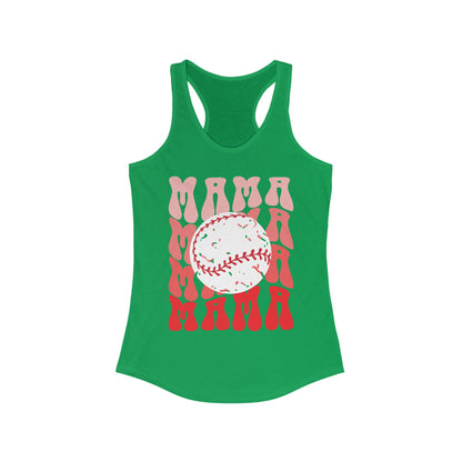 Red, Retro & Ready Mama Racerback Tank