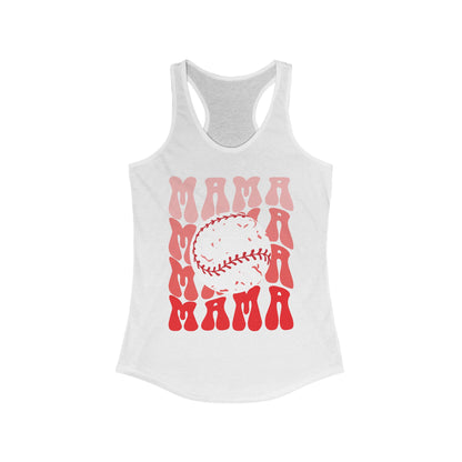 Red, Retro & Ready Mama Racerback Tank