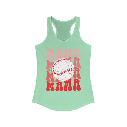 Red, Retro & Ready Mama Racerback Tank