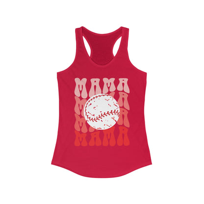 Red, Retro & Ready Mama Racerback Tank