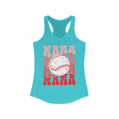 Red, Retro & Ready Mama Racerback Tank