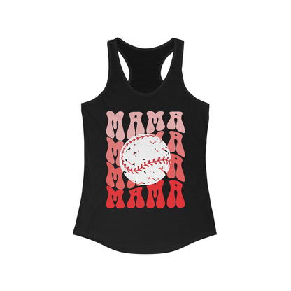 Red, Retro & Ready Mama Racerback Tank