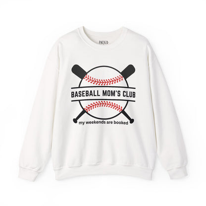 Baseball Mom's Club Crewneck Sweatshirt