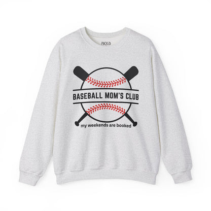 Baseball Mom's Club Crewneck Sweatshirt