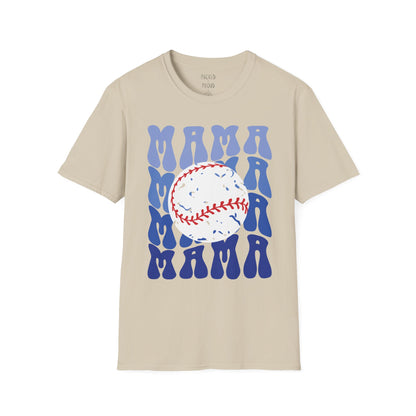 Baseball Blues Mama T-Shirt