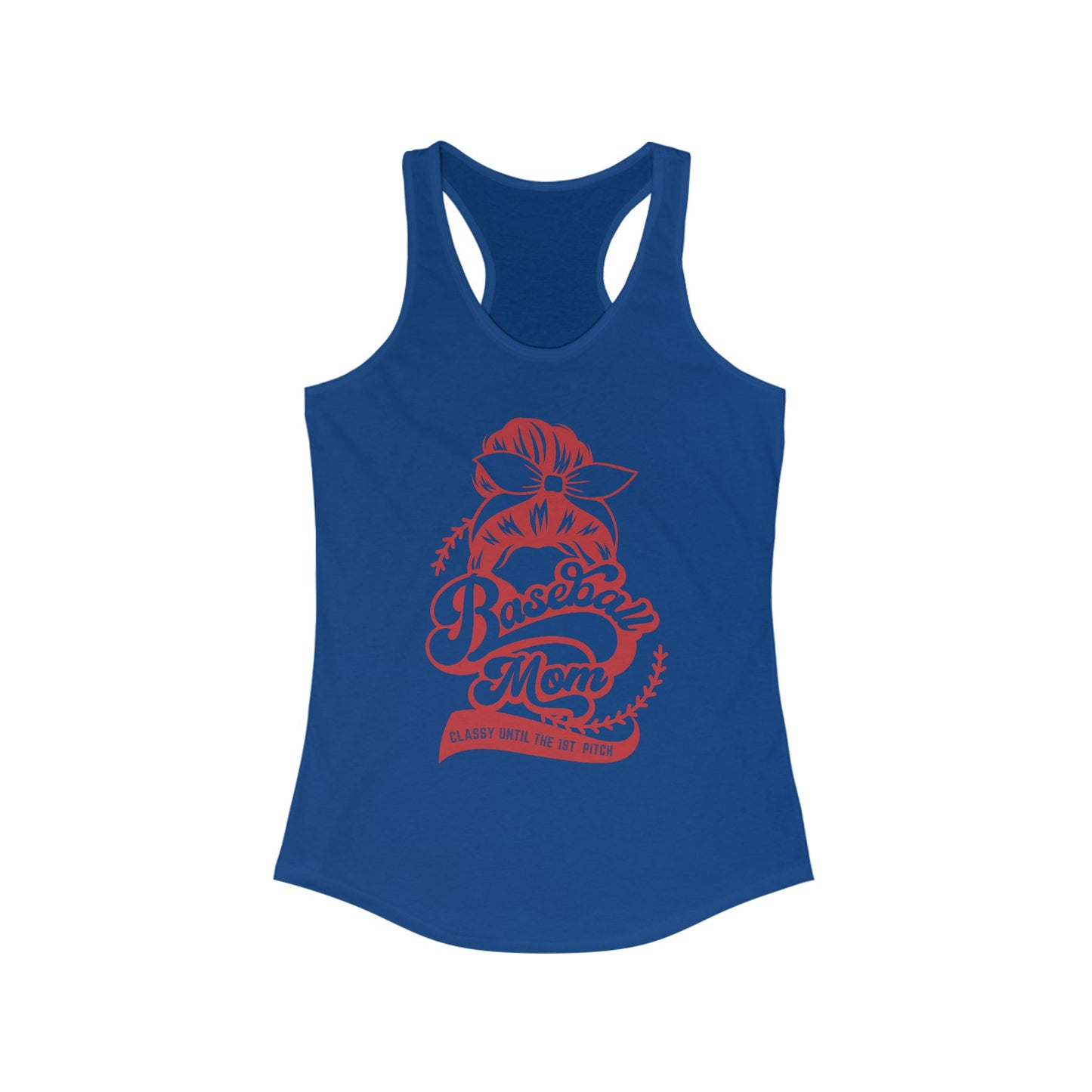 Classy Until 1st Pitch Racerback Tank