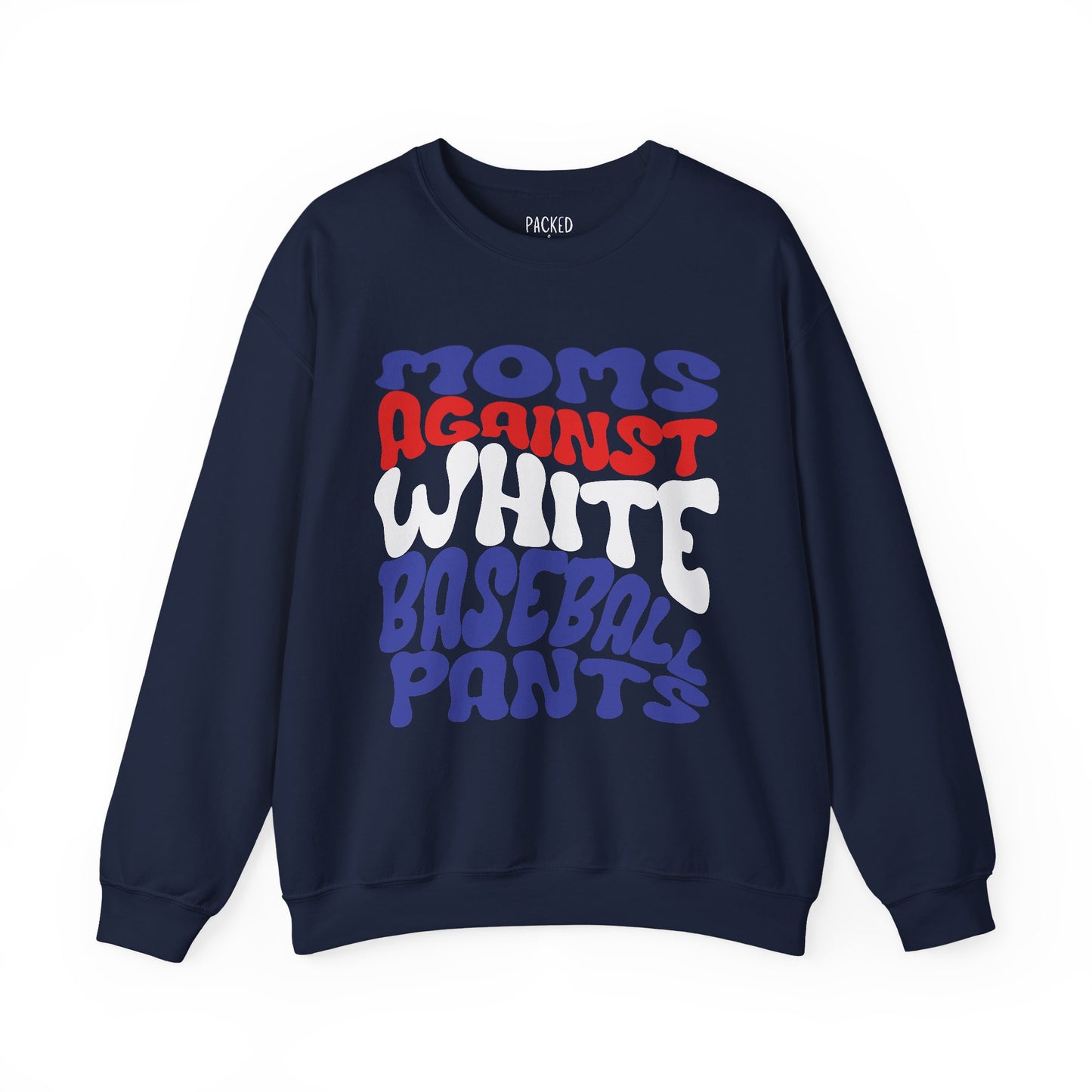 Baseball Mom’s Battle Cry Crewneck Sweatshirt