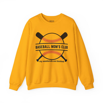 Baseball Mom's Club Crewneck Sweatshirt