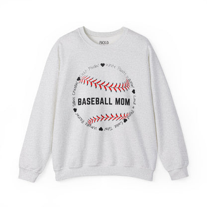 Loud and Proud Baseball Mom Crewneck Sweatshirt