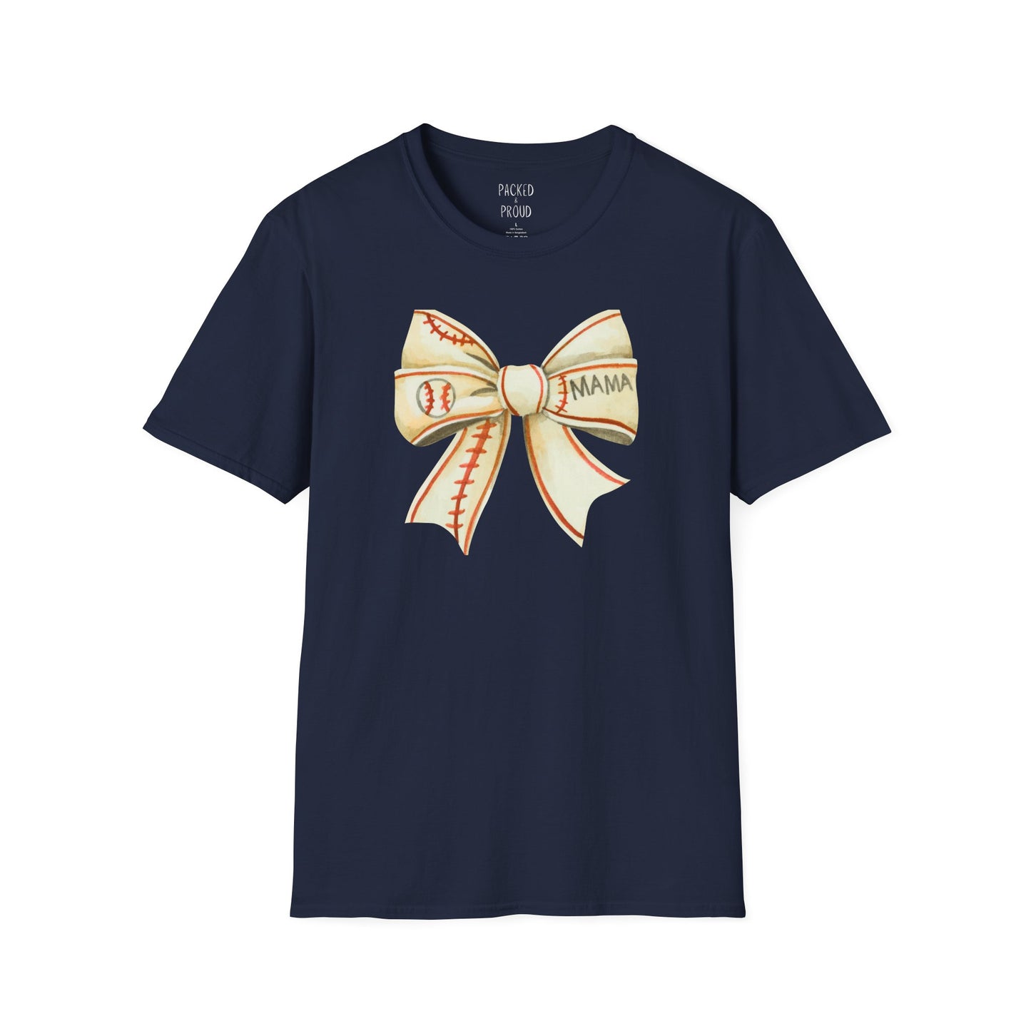 Baseball Bow Mama T-Shirt