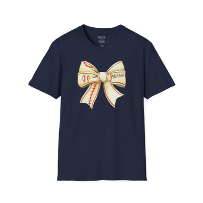 Baseball Bow Mama T-Shirt