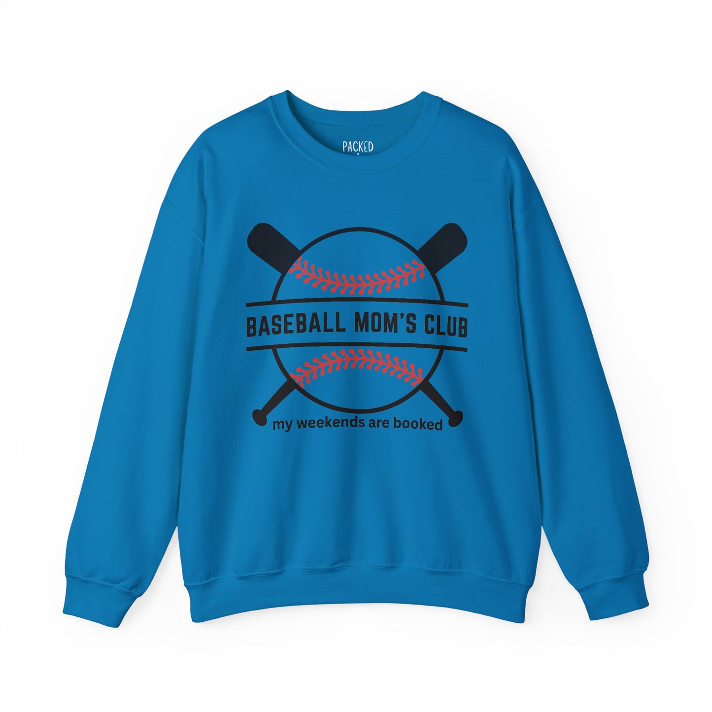 Baseball Mom's Club Crewneck Sweatshirt