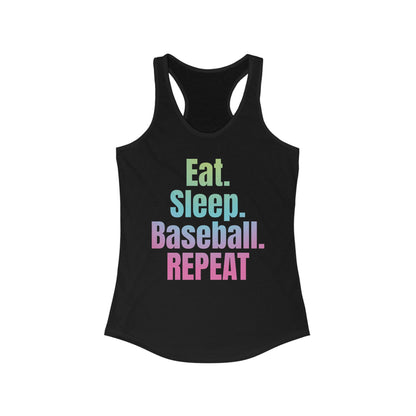 Nonstop Baseball Life Racerback Tank