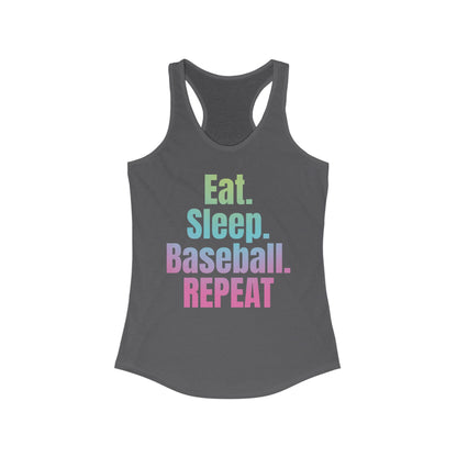 Nonstop Baseball Life Racerback Tank