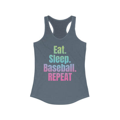 Nonstop Baseball Life Racerback Tank