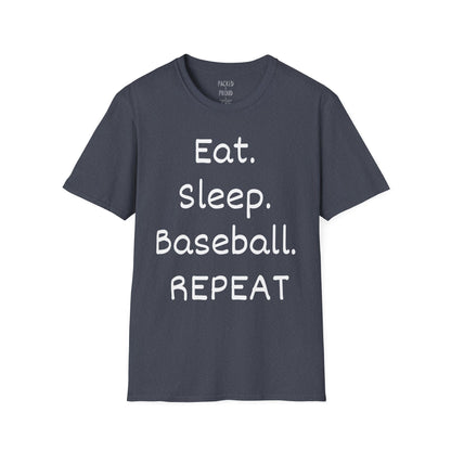 Eat. Sleep. Baseball. Repeat T-Shirt