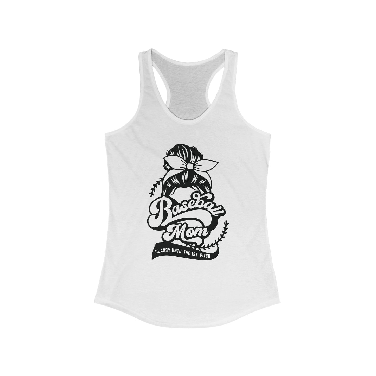 Classy Until 1st Pitch Racerback Tank