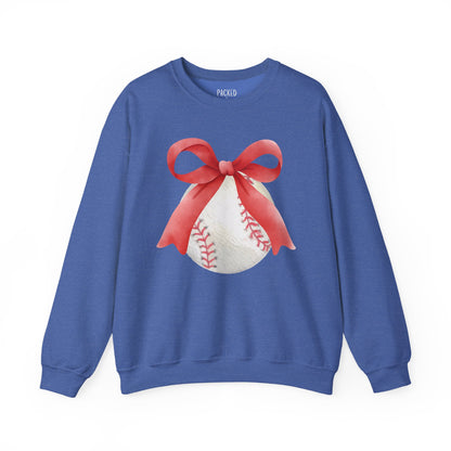 Bows to Baseball Crewneck Sweatshirt